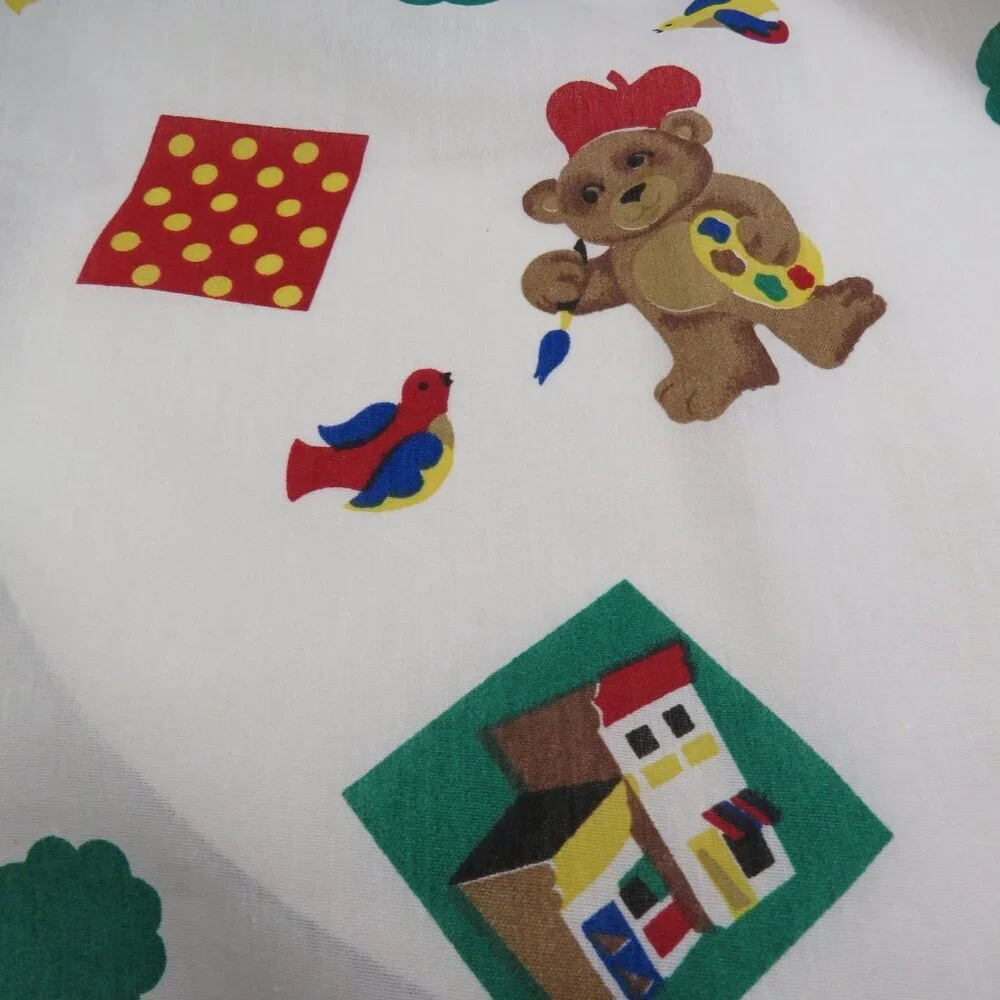Children's Bear Curtains JCPenny Vintage (2) Panels 64